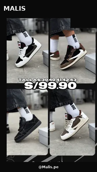 Jordan 1 Low Travis estilo Jordan, referencia MALIS-1094