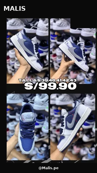 Travis Scott x Dior estilo Jordan, referencia MALIS-1095