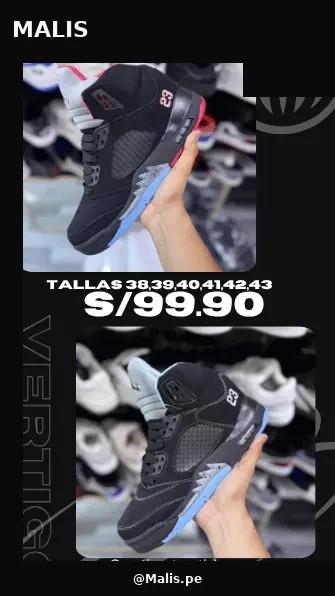 Retro 5 estilo Jordan, referencia MALIS-1151