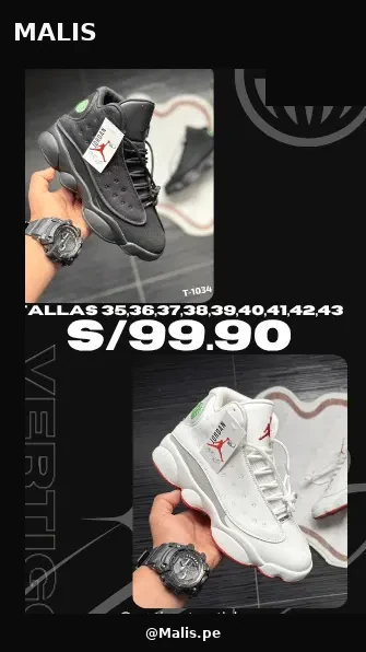 Retro 13 estilo Jordan, referencia MALIS-1171