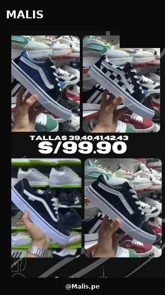 Old Skool estilo Vans, referencia MALIS-1382