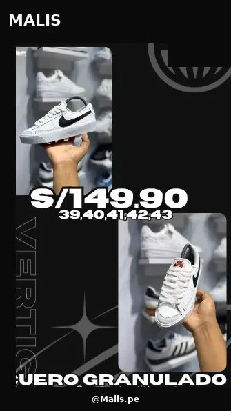 Blazer Low Premium estilo Nike, referencia MALIS-5038