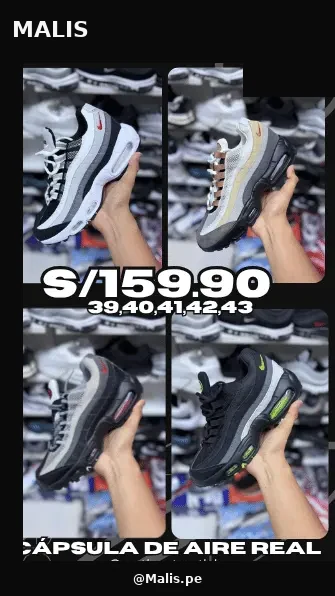 Air Max 95 Premium estilo Nike, referencia MALIS-5068