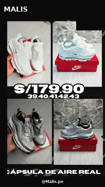 Air Max 97 Premium estilo Nike, referencia MALIS-5080