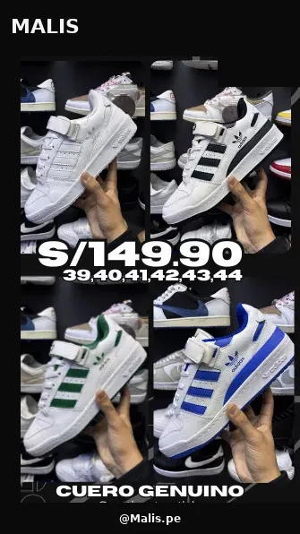 Forum Low Premium estilo Adidas, referencia MALIS-5116