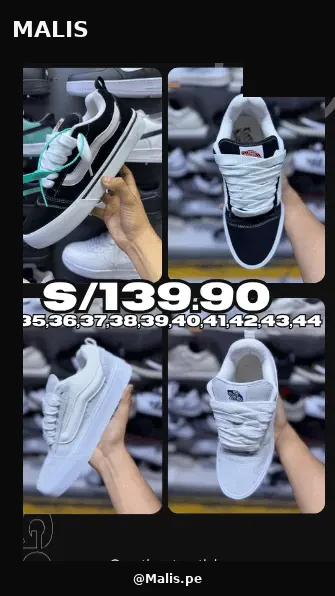 Knu Skool Premium estilo Vans, referencia MALIS-5126