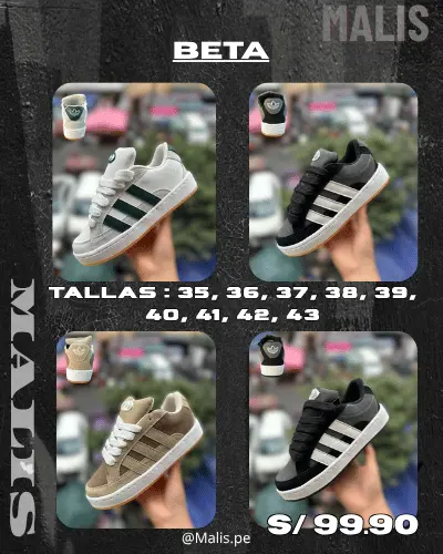 Campus Beta estilo Adidas, referencia MALIS-033
