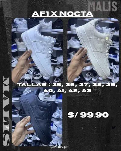 AF1 x NOCTA estilo Nike, referencia MALIS-053