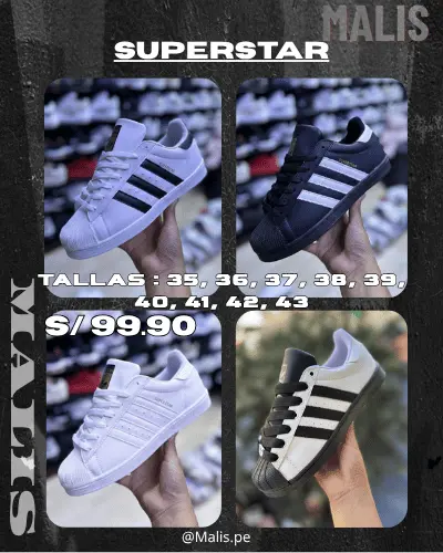 Superstar estilo Adidas, referencia MALIS-057
