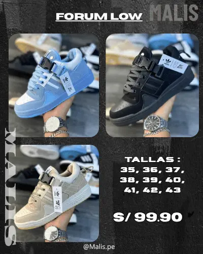 Forum Low x Bad Bunny estilo Adidas, referencia MALIS-108
