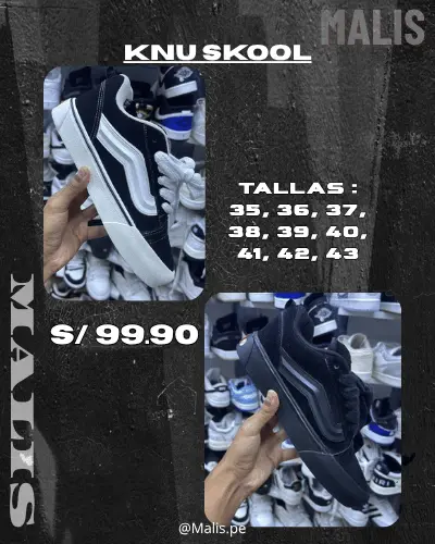 Knu Skool estilo Vans, referencia MALIS-138